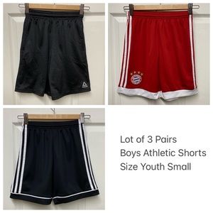 Lot (3) Athletic Shorts Youth Small